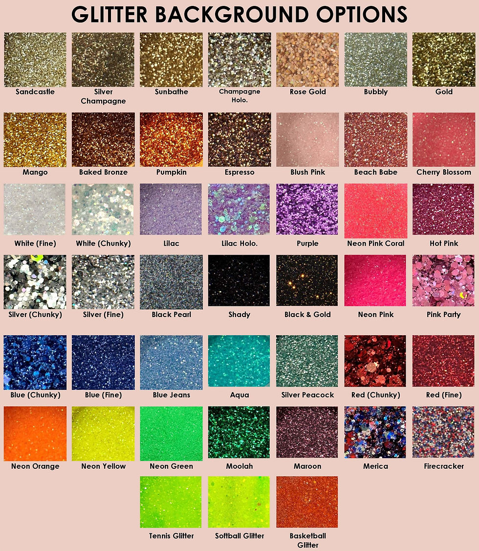 Thumbnail: Custom Glitter Cheer Keychain - 2", 2.5", or 3"