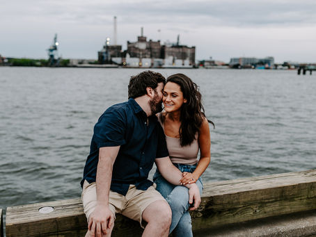 Fell's Point Baltimore Engagement Photos | Arielle + Buddy
