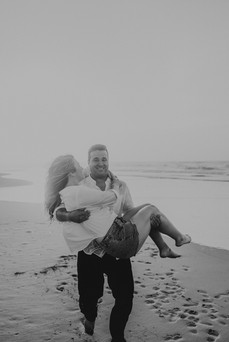 sunrise beach engagement photos