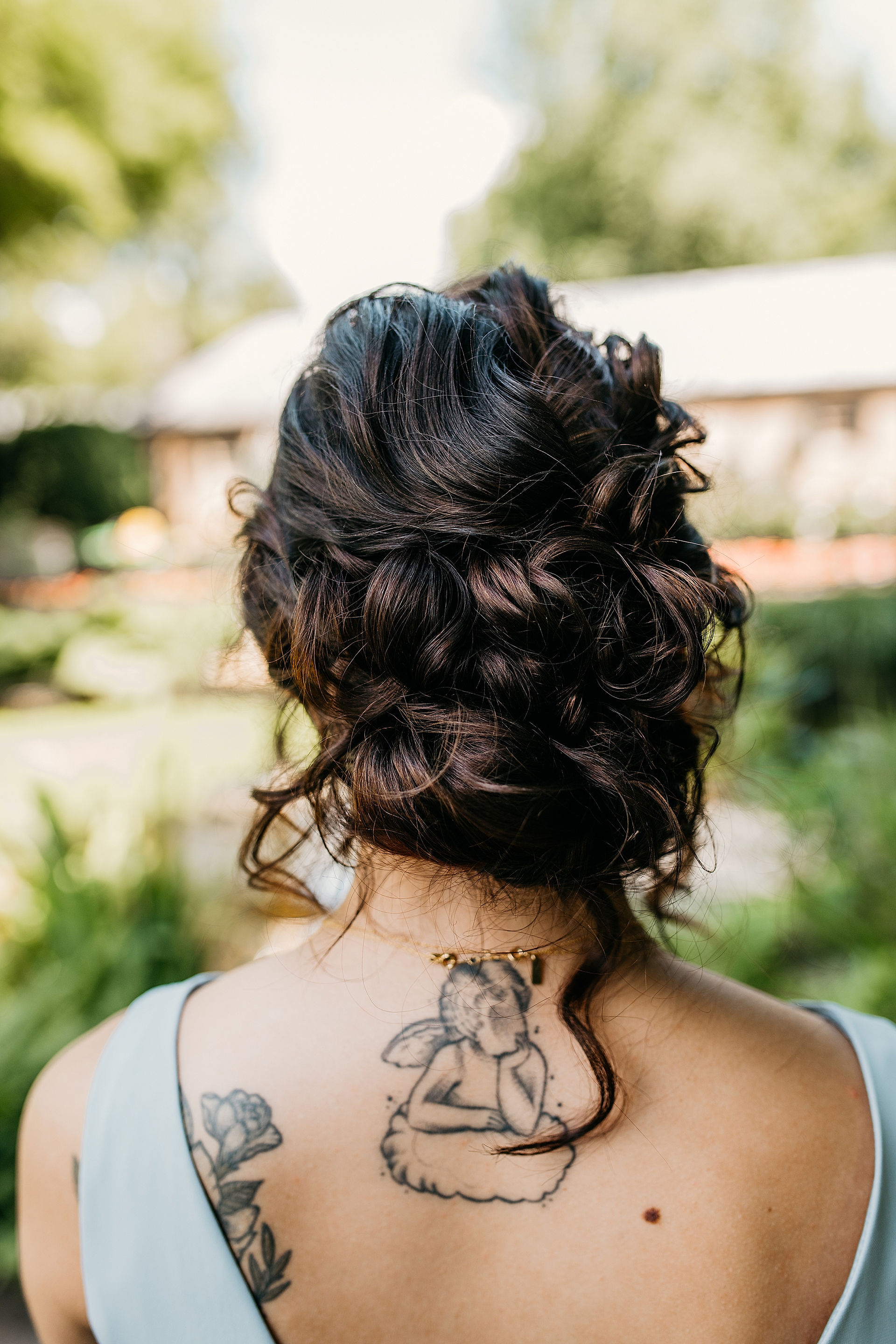 Bridesmaid close up portrait