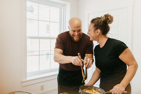 intimate studio engagement session