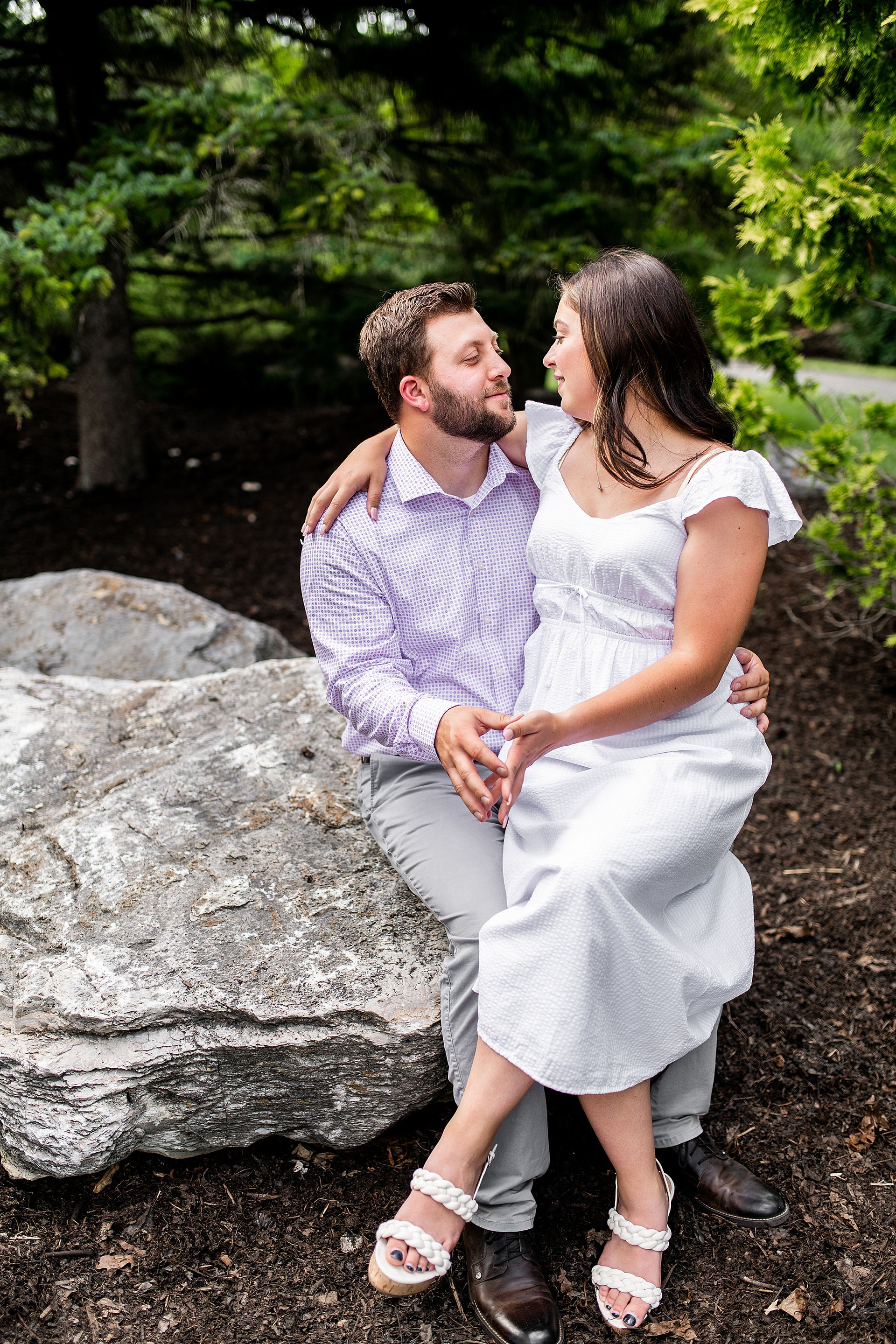 Hershey Gardens Engagement Photos