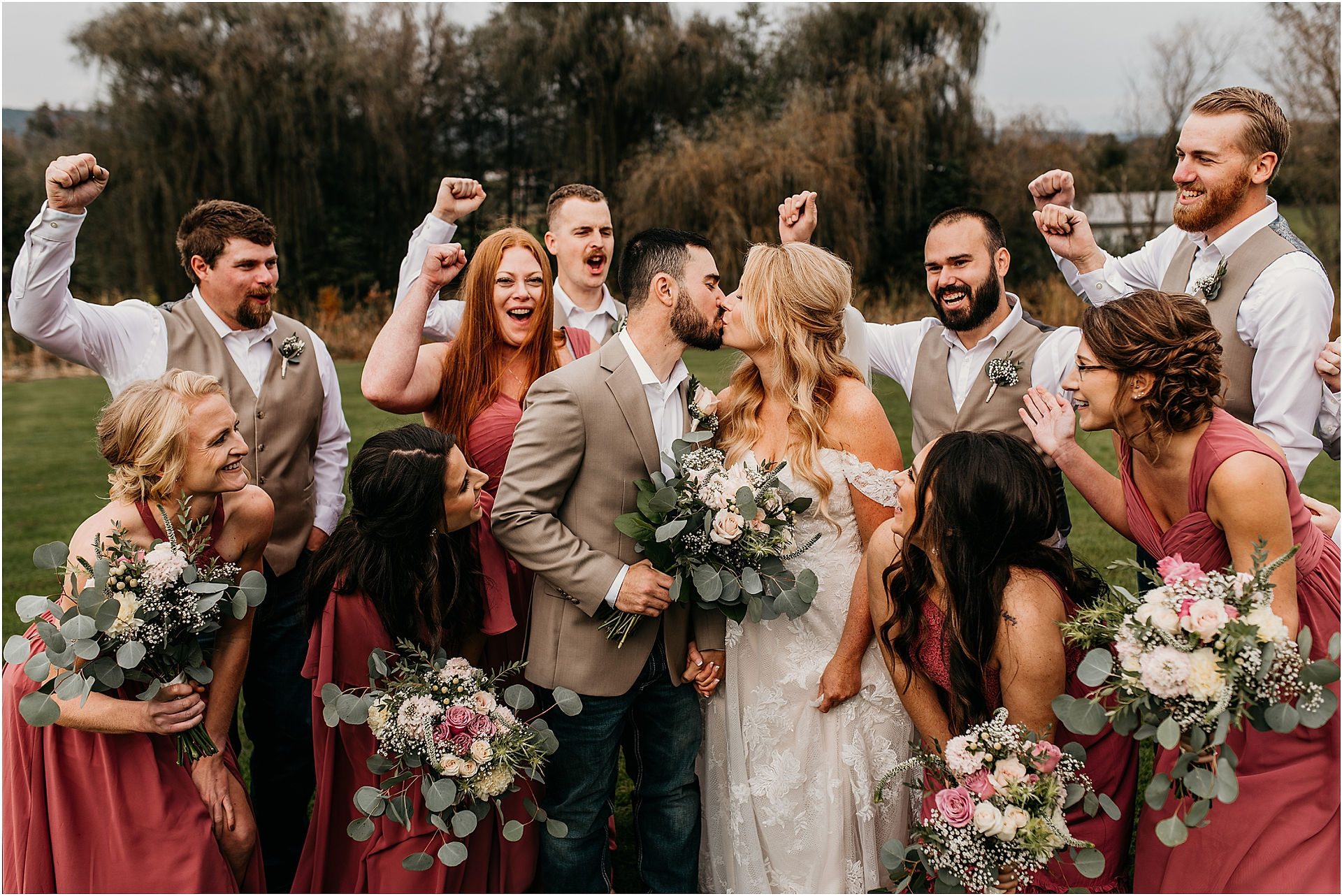 wedding party photos