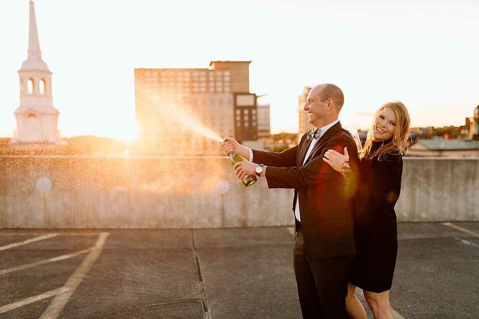 York College and Downtown Lancaster PA Engagement Photos Lancaster, PA | Hanna + Zach
