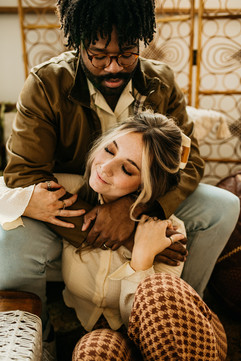 70s inspired couple shoot