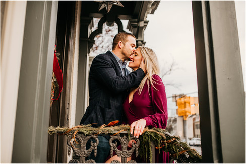A Holiday Themed Engagement Session