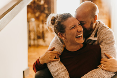 engagement session at The White Room lancaster PA