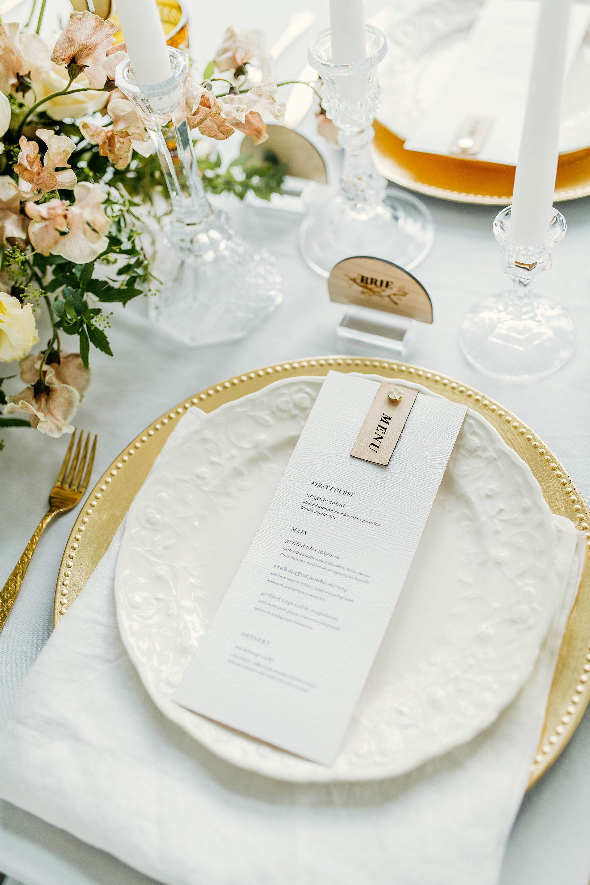 classic wedding decor 