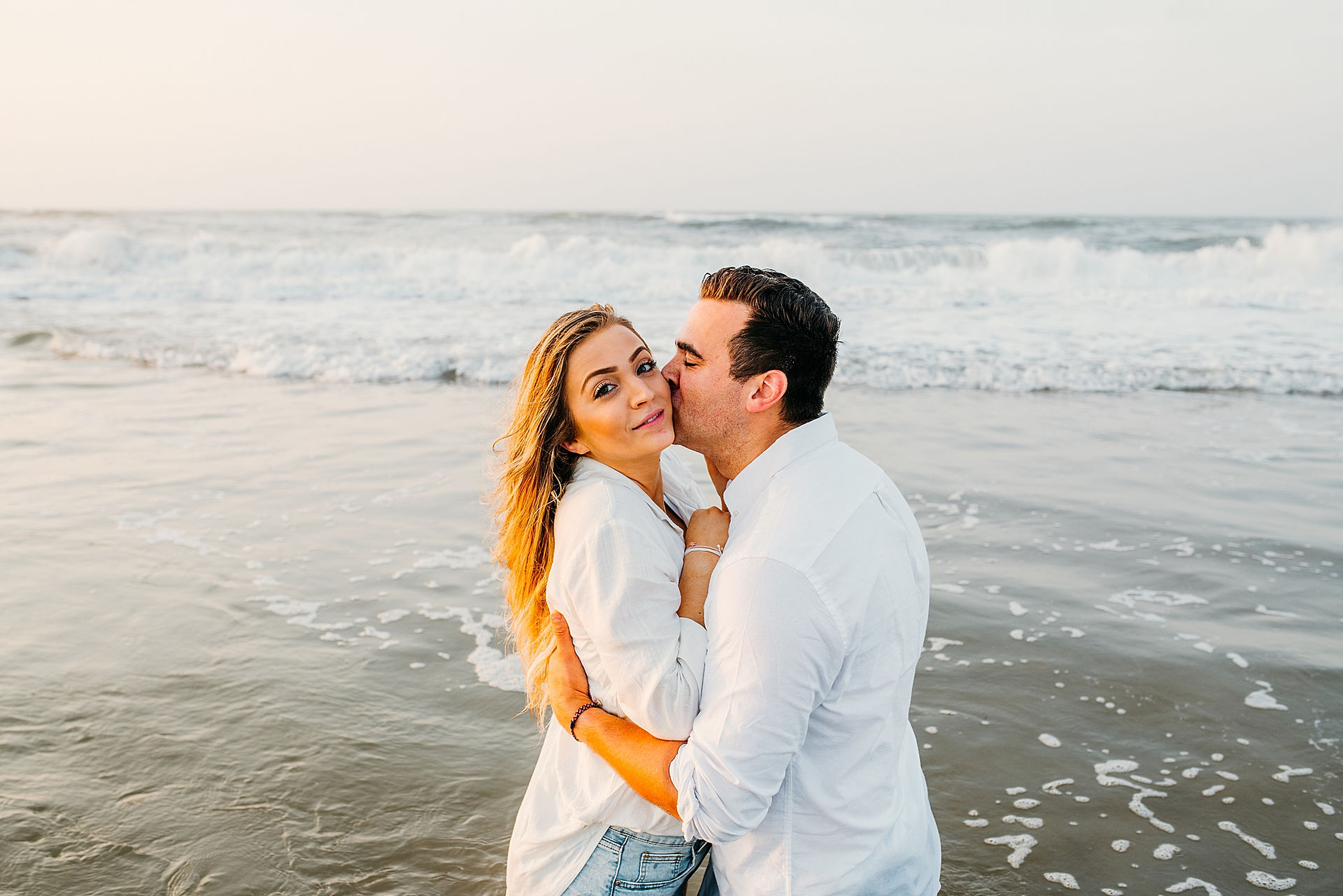 sunrise beach engagement photos