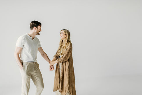 Neutral Outfits for engagement photos