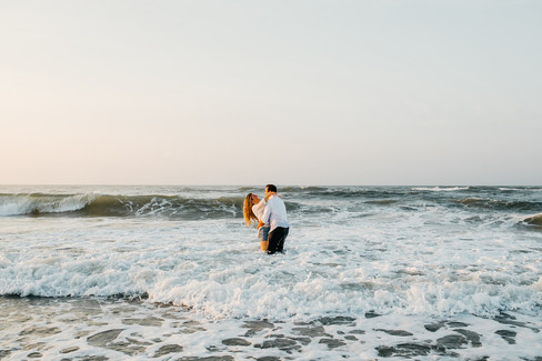 sunrise beach engagement photos