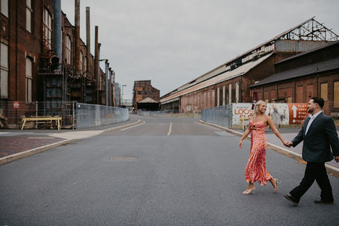 bethlehem steelstacks engagement photos