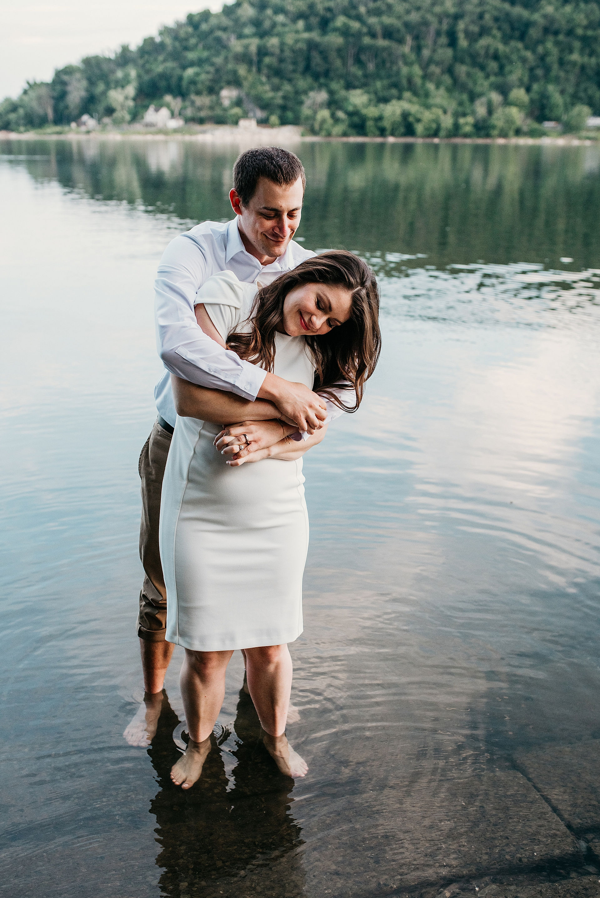 elopement river photos