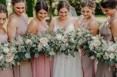 Bridesmaids at Melhorn Manor
