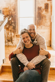 engagement session at The White Room lancaster PA