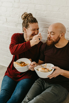 Unique engagement photo shoot