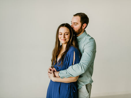 Studio Engagement Photos Supply Manheim, PA | Melissa + Kip