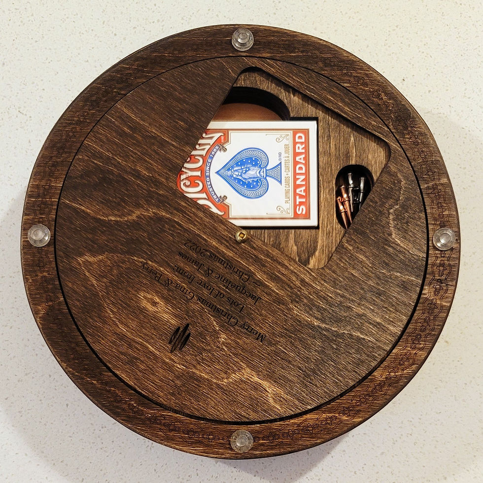 Thumbnail: Hunter-Themed Round Cribbage Board