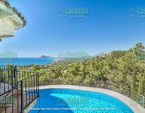 Mediterranean style villa with sea views in Altea Hills, Altea