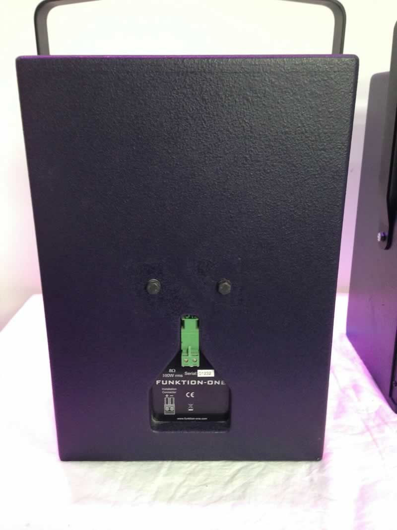 Thumbnail: Ex-Demo Funktion One F81 (Pair) High Output Compact Loudspeakers rear