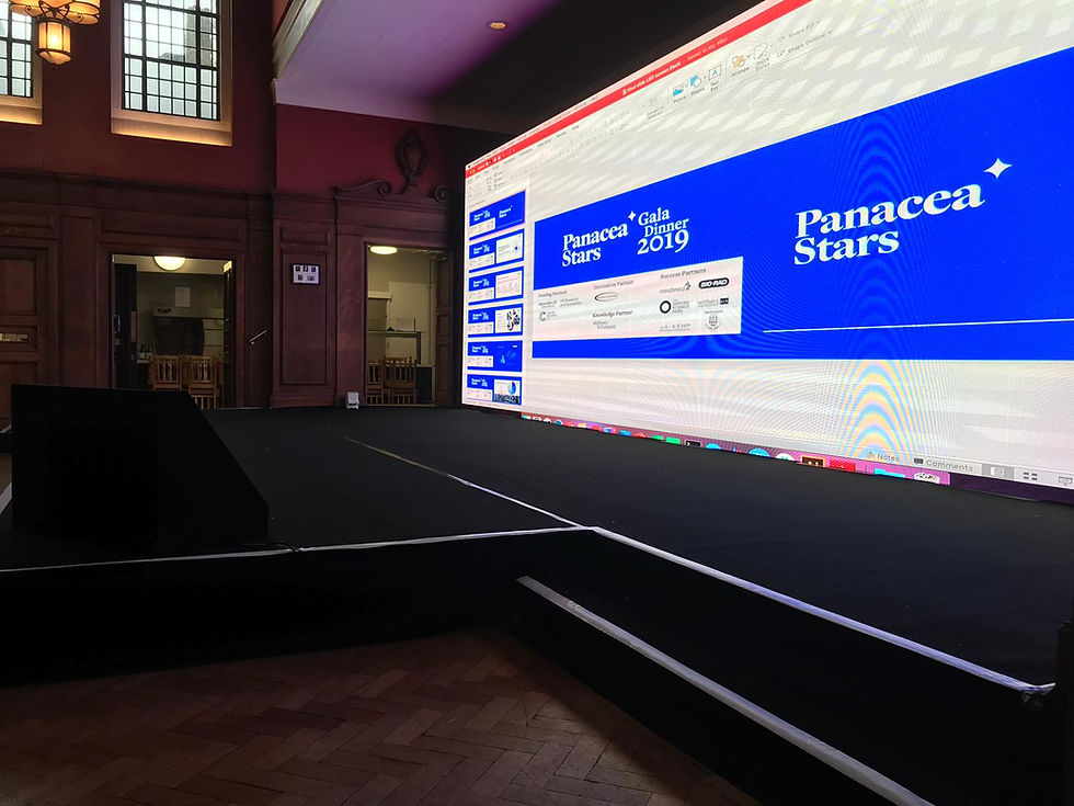 GDS 9m LED Screen at Panacea Innovation/Stars Gala