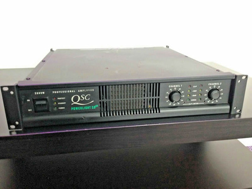 Used) QSC Powerlight HV 2.0 2000 Watt Professional Amplifier