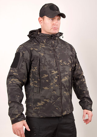 Miniatură: Jacheta Softshell din lana imblanita "Shellpower''