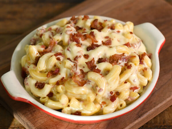 Garlicky Bacon Mac