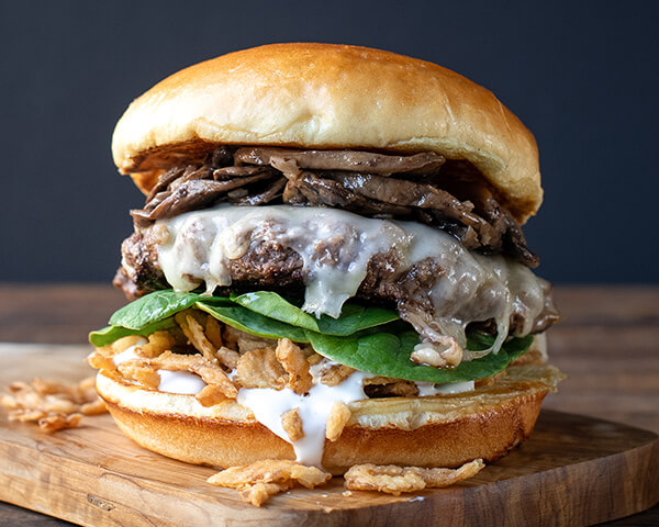 Swiss 'n' Shroom MeltBurger