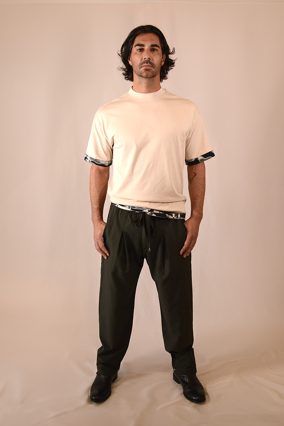 Miniatura: PANTALONE COULISSE MV CON BORCHIETTE
