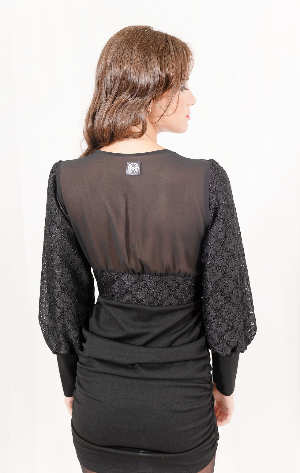 Thumbnail: MV RUFFLED DRESS WITH SLEEVES