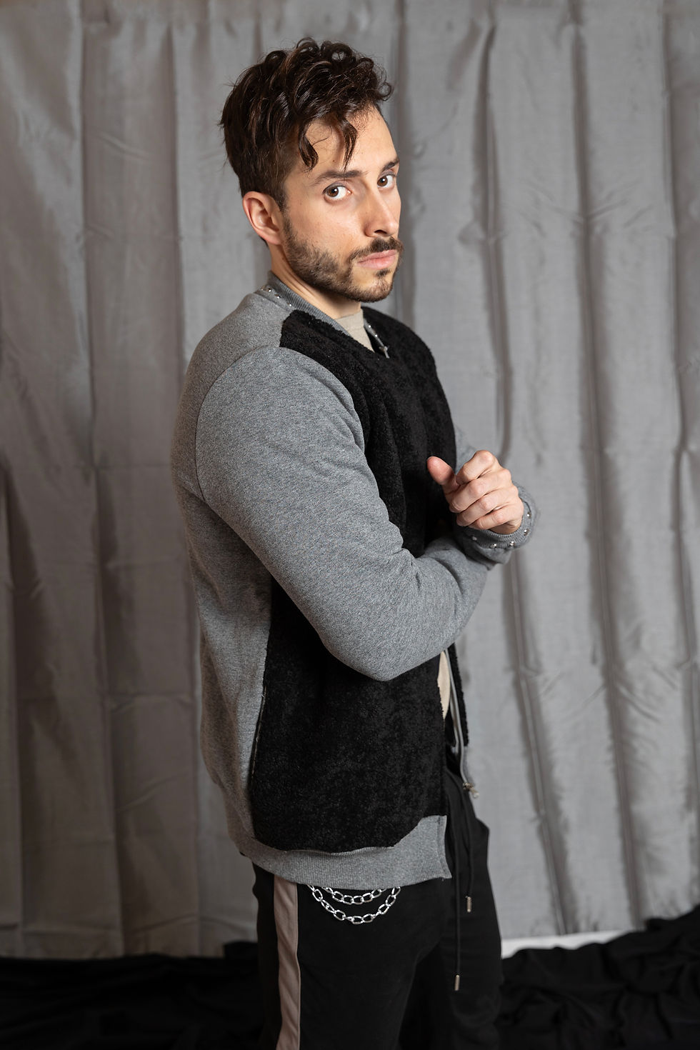 Miniatura: BOMBER MV UNISEX CON ECOPELLICCIA