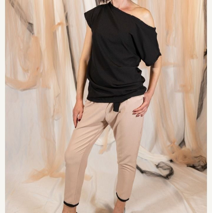 Miniatura: PANTALONE MV CON LACCETTO BICOLORE