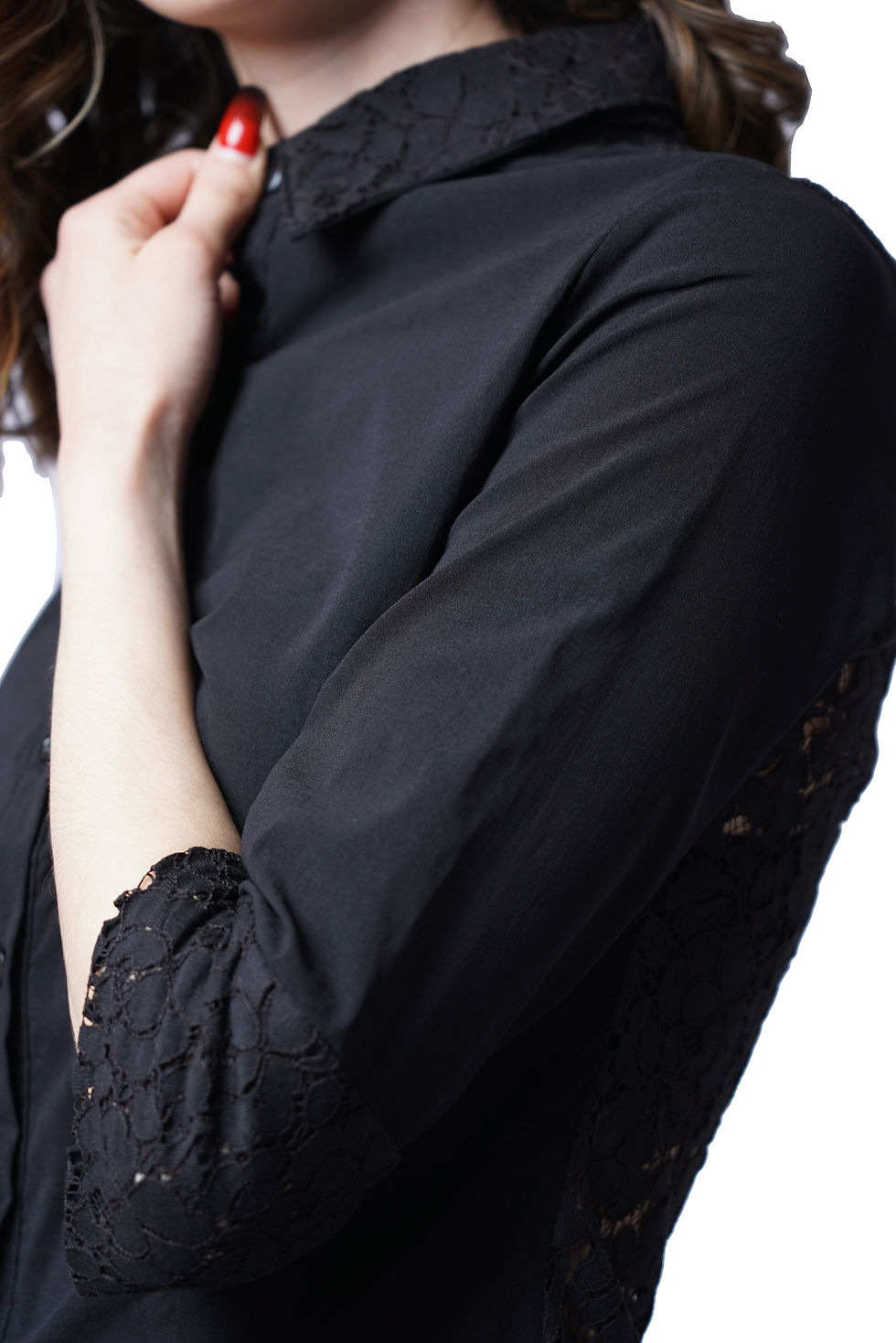 Thumbnail: MV WOMEN'S SHIRT WITH LACE