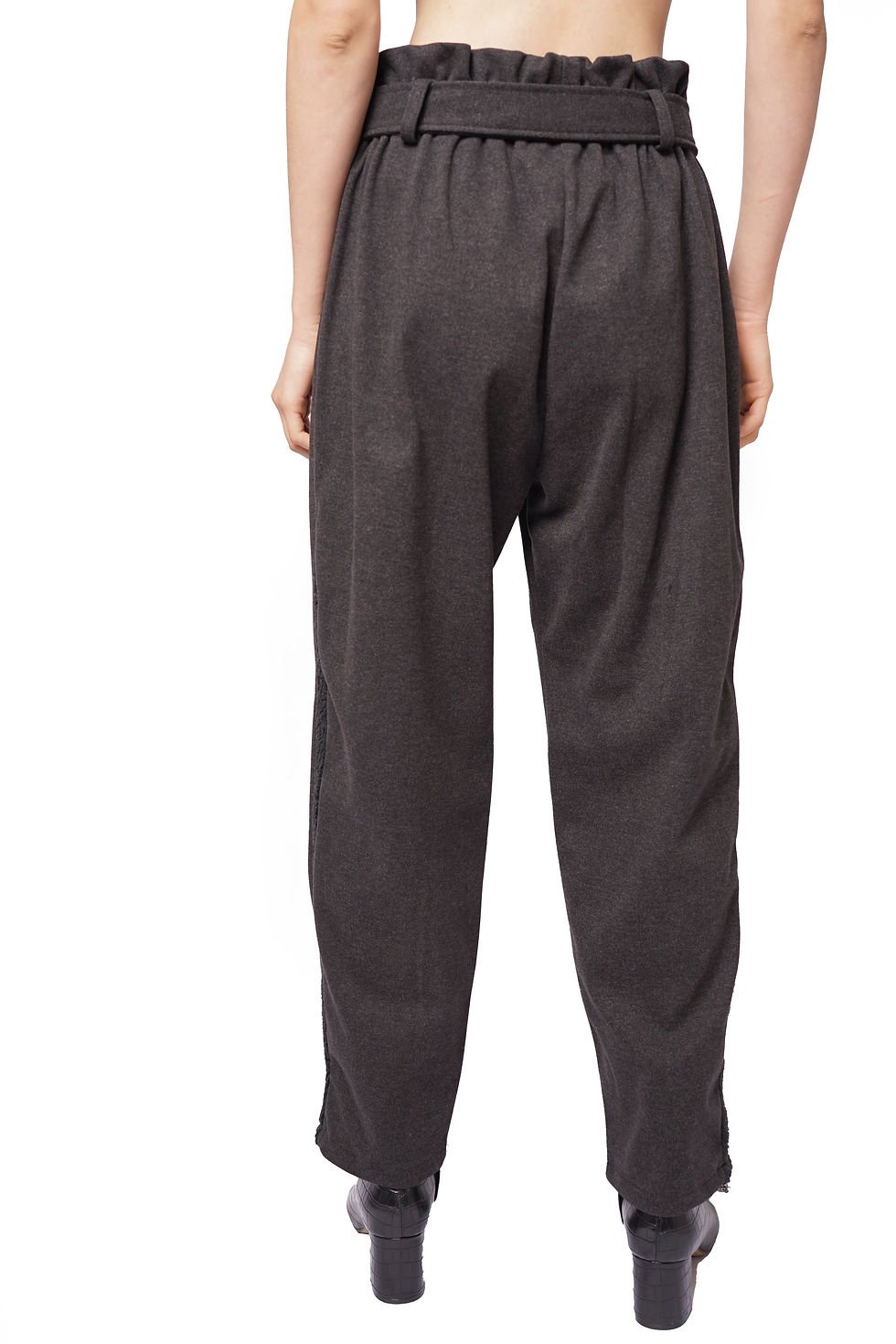 Thumbnail: WOMEN'S TROUSERS WITH ECO-FUR