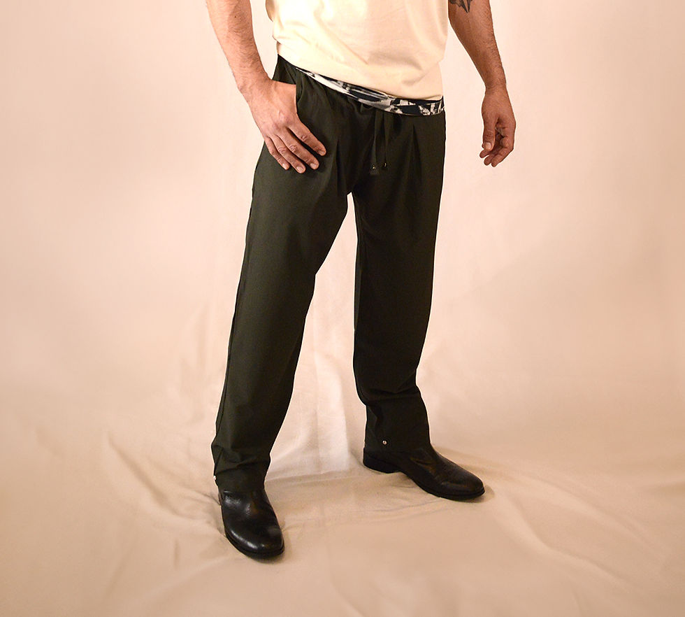 Miniatura: PANTALONE COULISSE MV CON BORCHIETTE