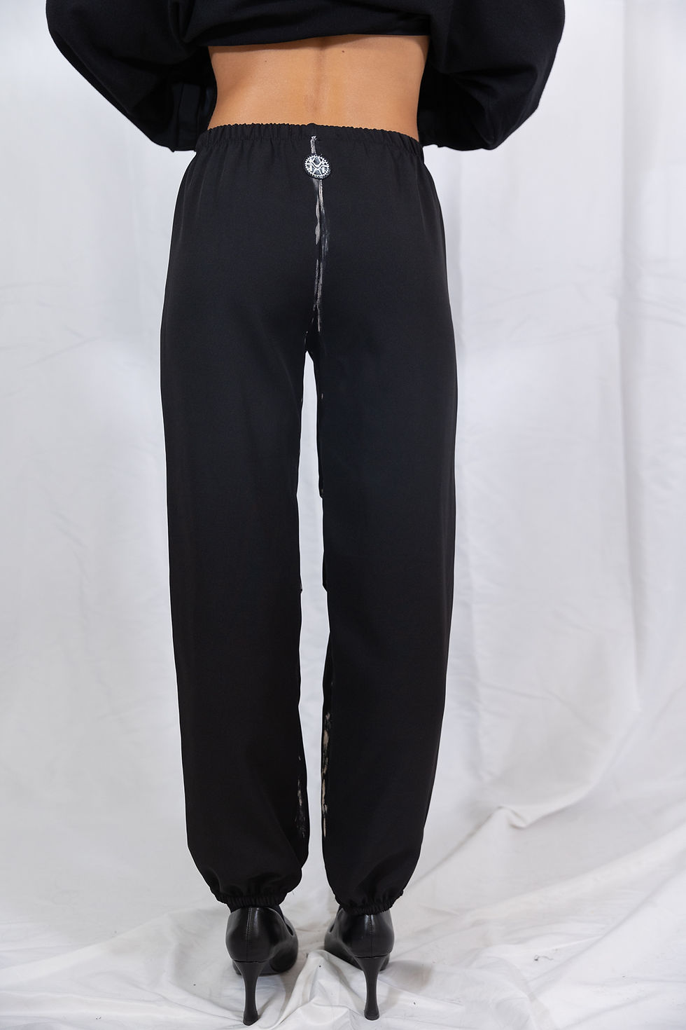 Thumbnail: MV TROUSERS WITH RUFFLES AND UNISEX PAINTING