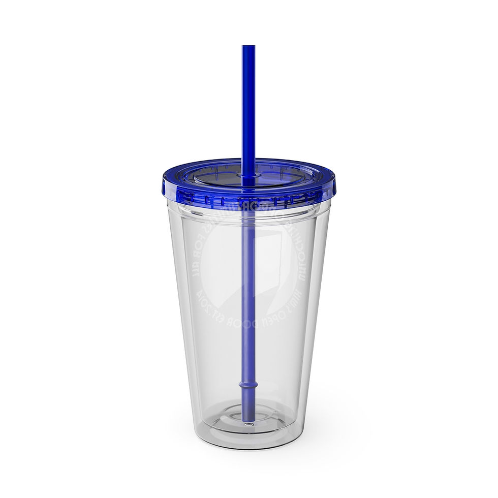 Thumbnail: Sunsplash Tumbler with Straw, 16oz