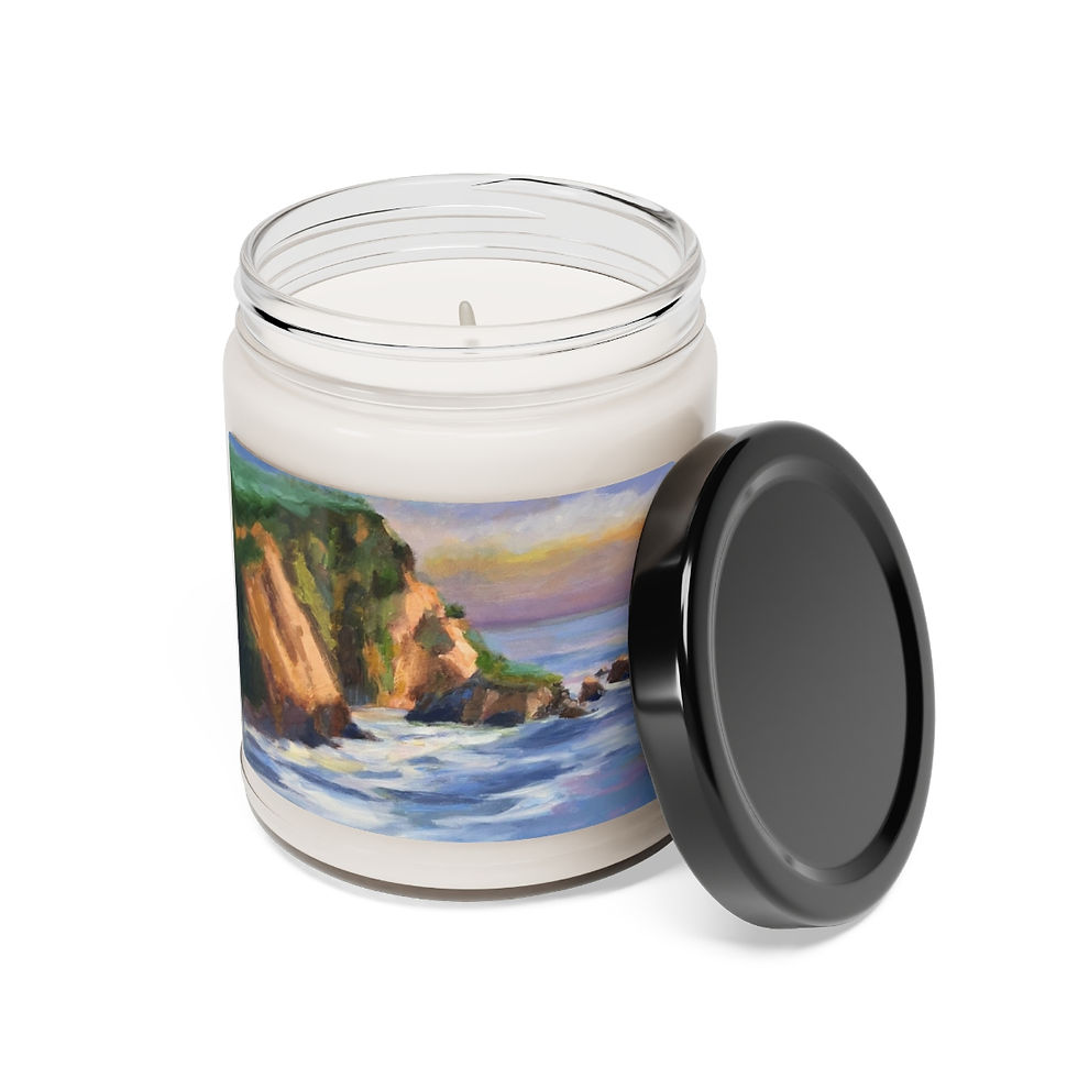 Thumbnail: Rocky Coastal Cliff Scented Soy Candle 9oz 