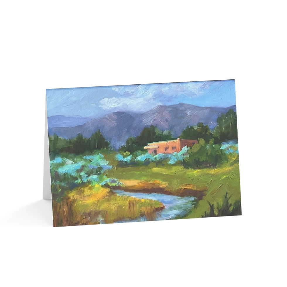 Thumbnail: New Mexico Landscape Blank Greeting Cards