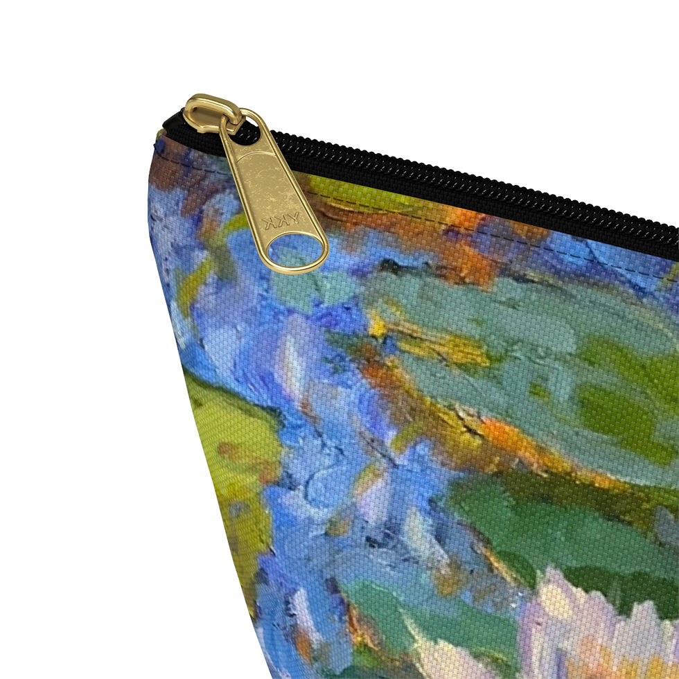 Thumbnail: Waterlilies Accessory Pouch — T-Bottom Makeup Bag