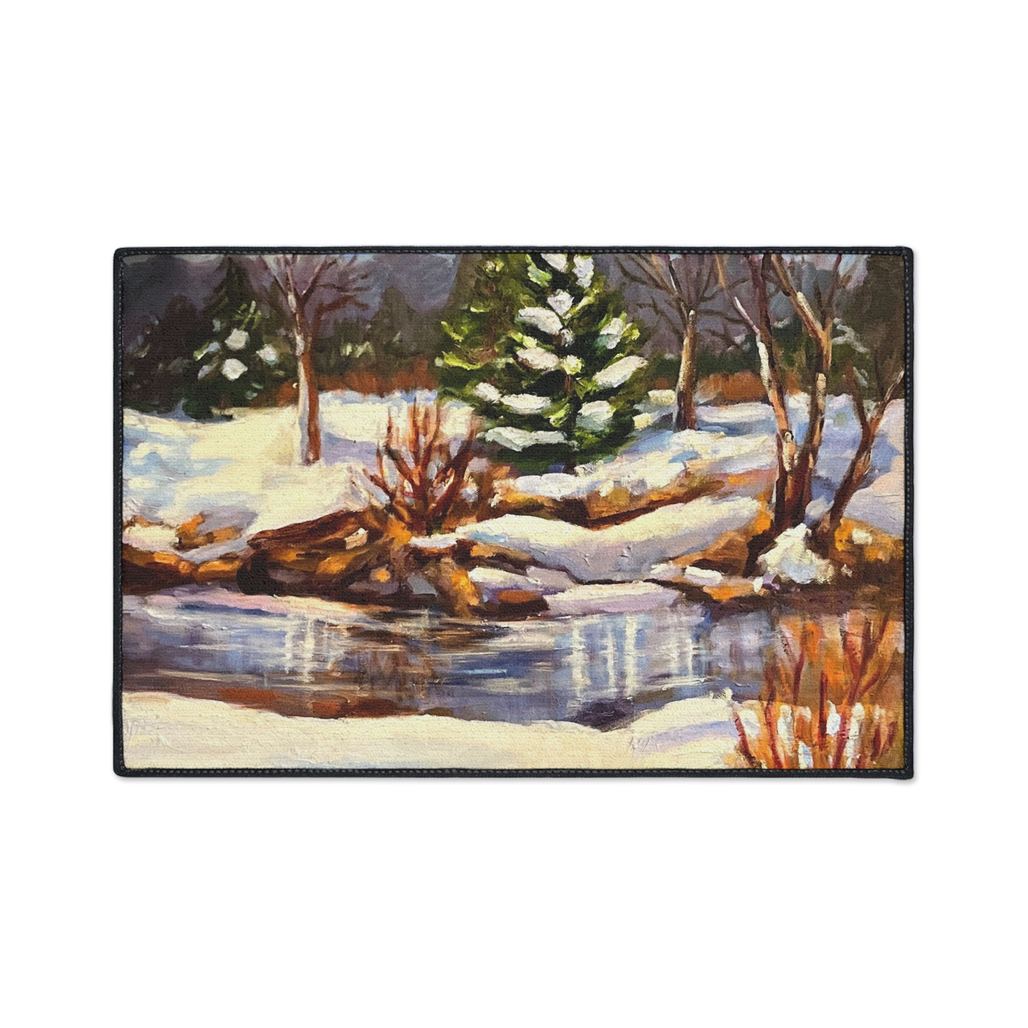 Snowy Stream Heavy Duty Floor Mat