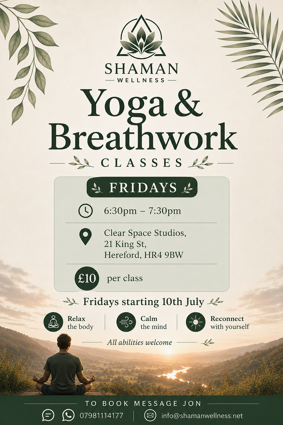 Yoga & Breathwork (Hereford)