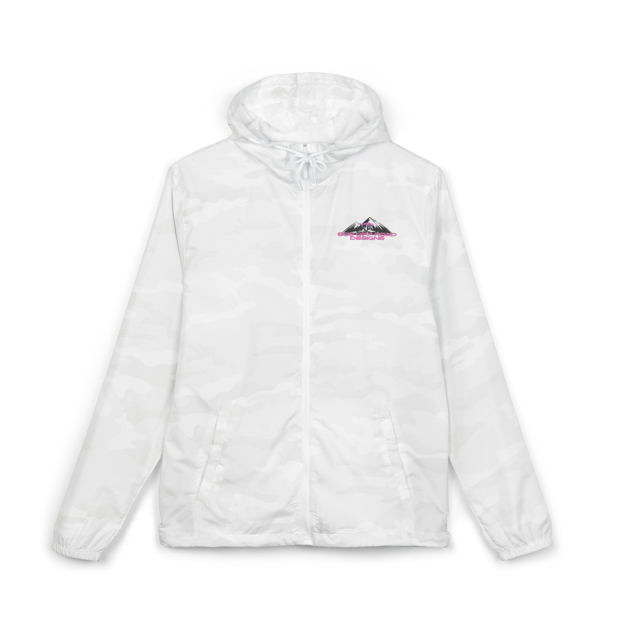 LIMITED EDITION WHITE CAMO/PINK SOSORD WINDBREAKER