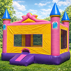 Pretty in Pink Jumper (13x13 w/ hoop) bounce house