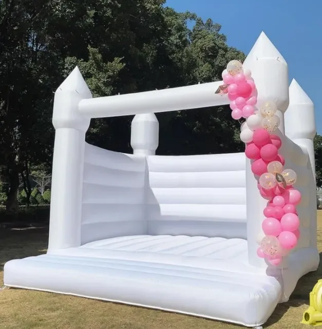 13x13 White Bounce House