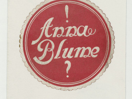 Kurt Schwitters: A Anna Blume