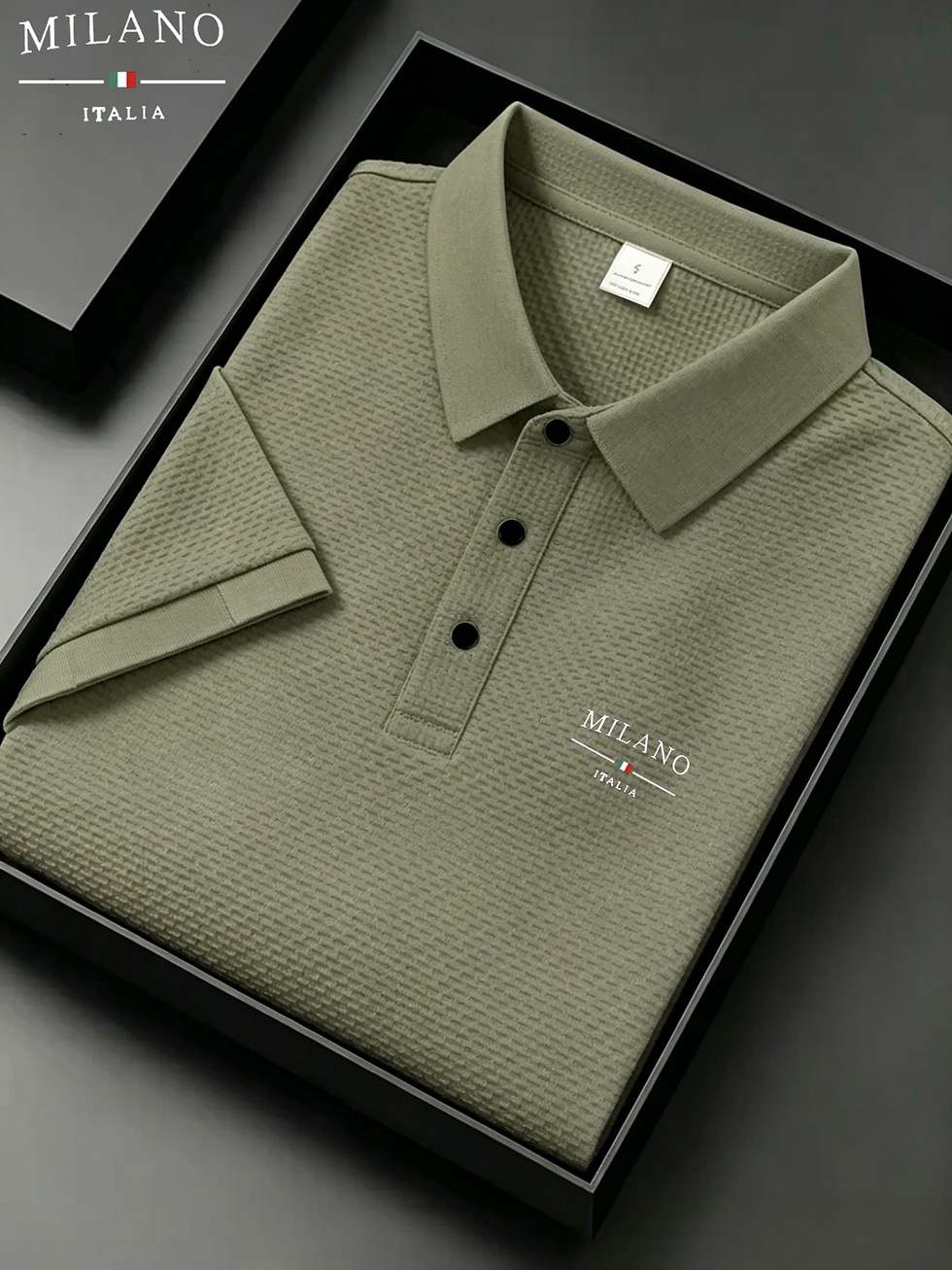 Thumbnail: Men's Short-Sleeved Polo Shirt