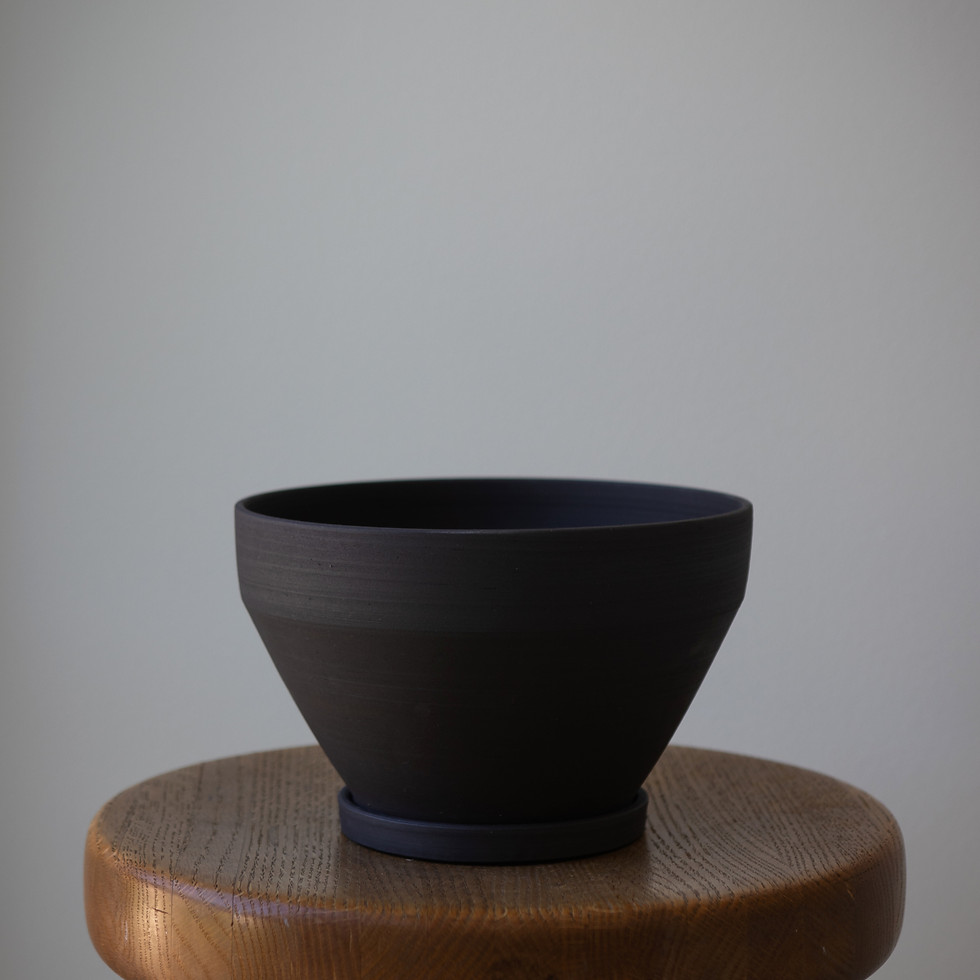 Thumbnail: Black Stoneware Planter