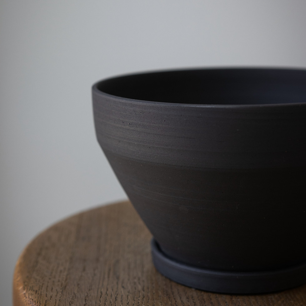 Thumbnail: Black Stoneware Planter